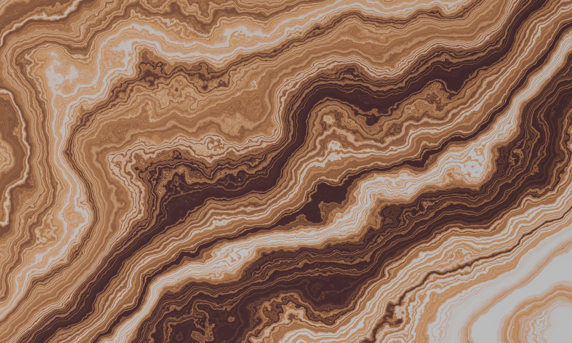 Abstract Brown Waves 